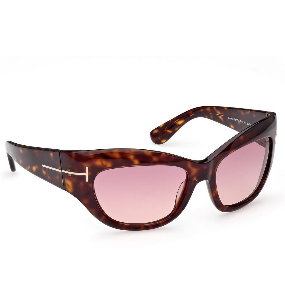 💎✨BRAND NEW✨💎TOM FORD FT1065 52T Sunglasses Havana Frame Gradient Bordeaux